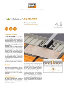 Schlüter-DILEX-BWB | Produktdatablad 4.6