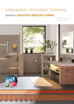 Schlüter-BEKOTEC /-BEKOTEC-THERM – Energiesparend. Komfortabel. Zuverlässig.