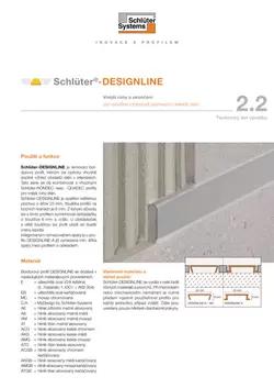 Schlüter-DESIGNLINE | Technický list výrobku 2.2