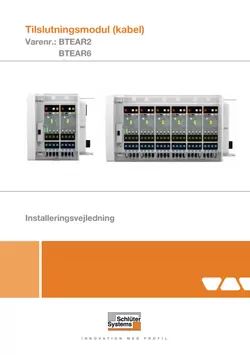 Schlüter-BEKOTEC-THERM-EAR2 /-EAR6 - Tilslutningsmodul (kabel) | Installeringsvejledning