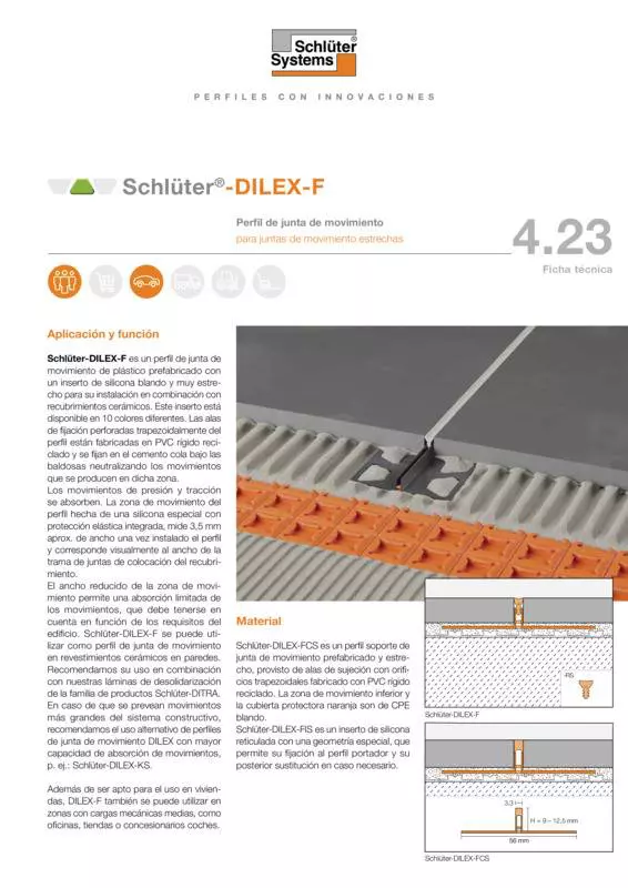 Schlüter-DILEX-F | Ficha Técnica 4.23