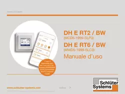 Schlüter-DITRA-HEAT-E RT2/BW & RT6/BW - Manuale d’uso