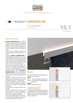 Schlüter-LIPROTEC-VB | Ficha Técnica 15.1