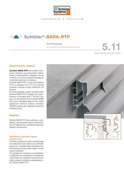 Schlüter-BARA-RTP | Opis techniczny produktu 5.11