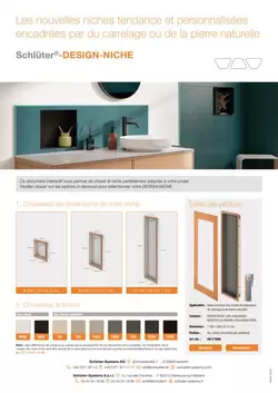 Schlüter-DESIGN-NICHE | Aide à la sélection de produits