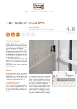 Schlüter-DILEX-BWA | Ficha Técnica 4.9