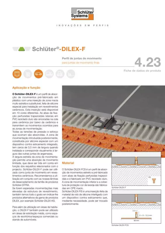 Schlüter-DILEX-F | Ficha de dados do produto 4.23