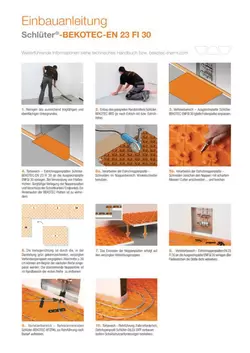Schlüter-BEKOTEC-EN 23 FI 30 - Installation instructions