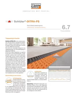 Schlüter-DITRA-PS | Productdatablad 6.7