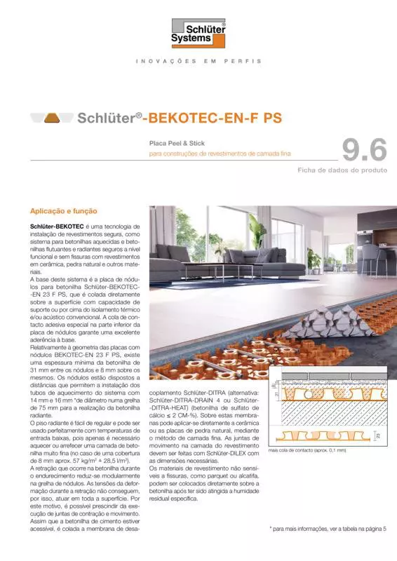 Schlüter-BEKOTEC-EN-F PS | Ficha de dados do produto 9.6