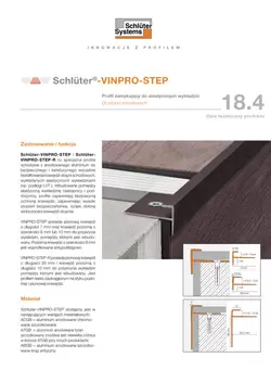 Schlüter-VINPRO-STEP | Opis techniczny produktu 18.4