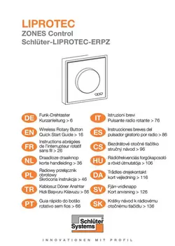 Schlüter-LIPROTEC-ERPZ Zones Control: Trådløs drejekontakt kort vejledning