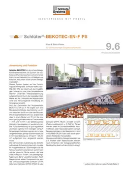Schlüter-BEKOTEC-EN-F PS | Produktdatenblatt 9.6