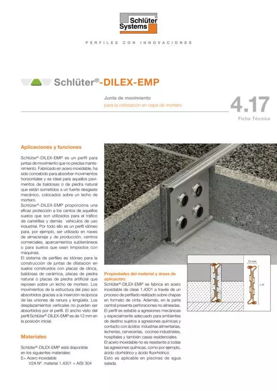 Schlüter-DILEX-EMP | Ficha Técnica 4.17