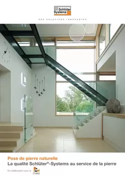 Schlüter-Systems - Pose de pierre naturelle