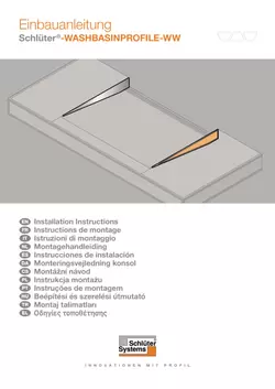 Schlüter-WASHBASINPROFILE-WW - Monteringsvejledning konsol