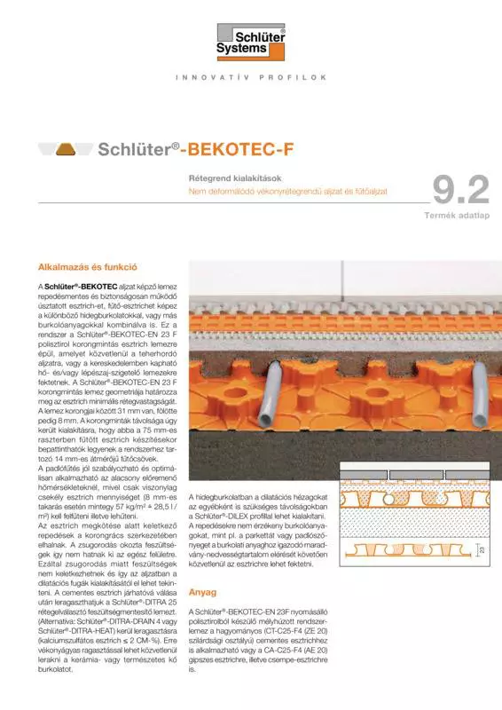 Schlüter-BEKOTEC-F | Termék adatlap 9.2