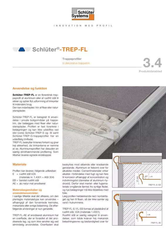 Schlüter-TREP-FL | Produktdatablad 3.4