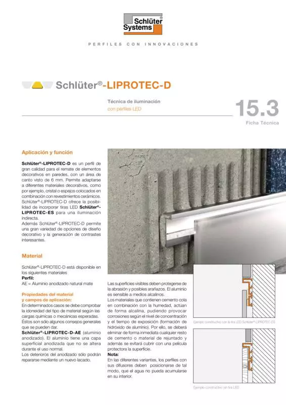 Schlüter-LIPROTEC-D | Ficha Técnica 15.3