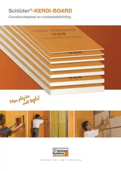 Schlüter-KERDI-BOARD - Constructieplaat en contactafdichting