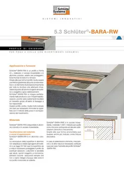Schlüter-BARA-RW | Scheda tecnica 5.3