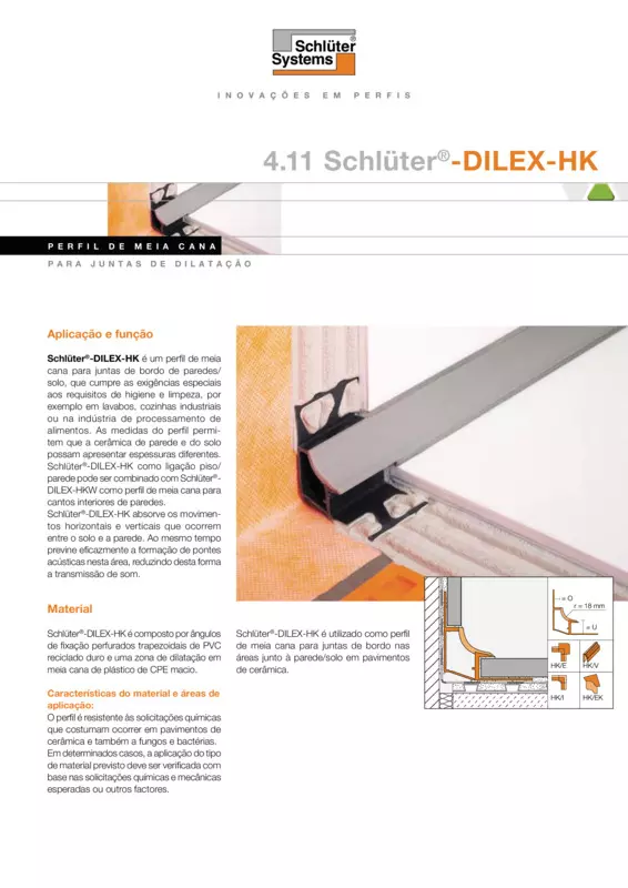 Schlüter-DILEX-HK | Ficha de dados do produto 4.11