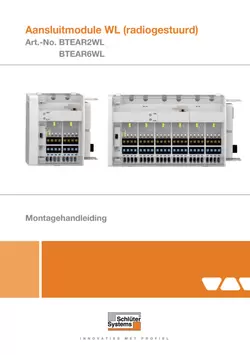 Schlüter-BEKOTEC-THERM-EAR2 /-EAR6 - Aansluitmodule WL (radiogestuurd) | Gebruiksaanwijzing