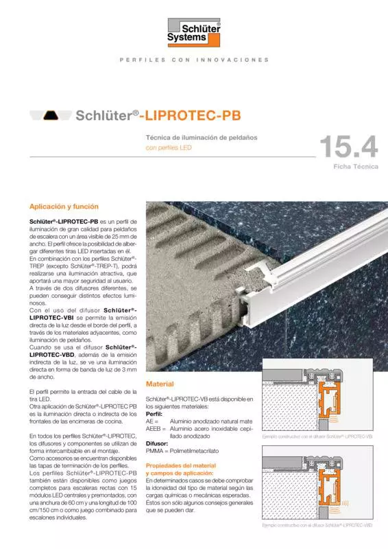 Schlüter-LIPROTEC-PB | Ficha Técnica 15.4