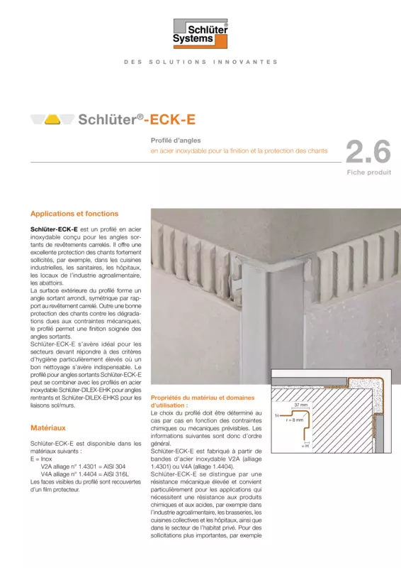Schlüter-ECK-E | Fiche produit 2.6