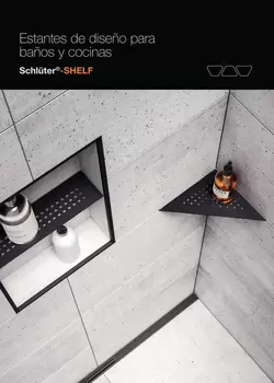 Schlüter-SHELF - Estantes de diseño para baños y cocinas