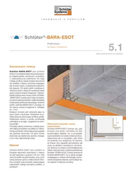 Schlüter-BARA-ESOT | Opis techniczny produktu 5.1