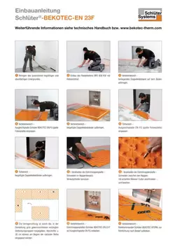 Schlüter-BEKOTEC-EN 23 F - Installation instructions