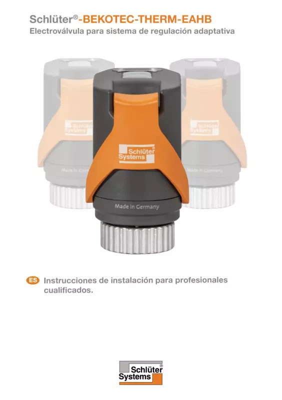 Schlüter-BEKOTEC-THERM-EAHB - Instrucciones de instalación