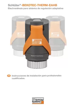 Schlüter-BEKOTEC-THERM-EAHB - Instrucciones de instalación