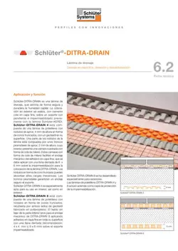 Schlüter-DITRA-DRAIN | Ficha Técnica 6.2