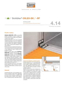 Schlüter-DILEX-EK | Technický list výrobku 4.14