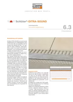Schlüter-DITRA-SOUND | Produktdatablad