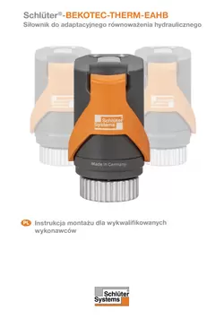 Schlüter-BEKOTEC-THERM-EAHB – Instrukcja montażu