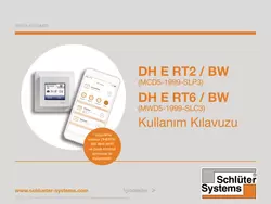 Schlüter-DITRA-HEAT-E RT2/BW & RT6/BW - Kullanim Kilavuzu