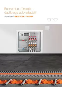 Schlüter-BEKOTEC-THERM-EAHB - Économies d’énergie - équilibrage auto-adaptatif
