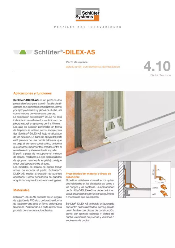 Schlüter-DILEX-AS | Ficha Técnica 4.10