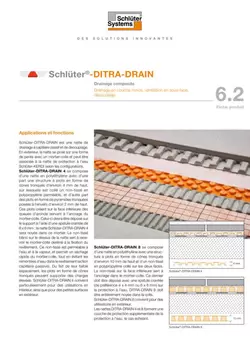 Schlüter-DITRA-DRAIN | Fiche produit 6.2