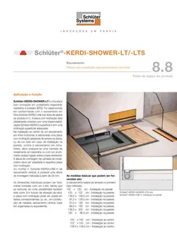 Schlüter-KERDI-SHOWER-LT /-TLS | Ficha de dados do produto 8.8