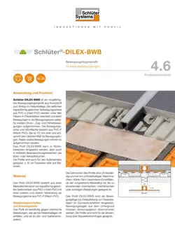 Schlüter-DILEX-BWB | Produktdatenblatt 4.6