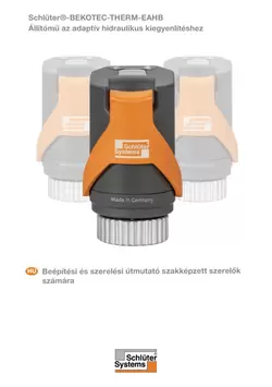 Schlüter-BEKOTEC-THERM-EAHB - Beépítési és szerelés