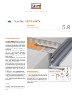 Schlüter-BARA-RTK | Termék adatlap 5.9 Schlüter-BARA-RTK | Termék adatlap 5.9