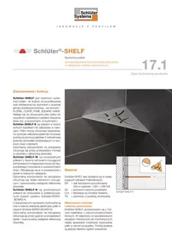 Schlüter-SHELF | Opis techniczny produktu 17.1