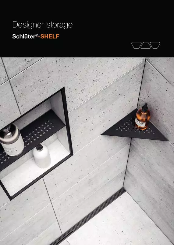 Schlüter-SHELF - Designer storage