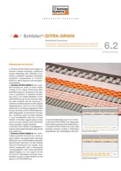 Schlüter-DITRA-DRAIN | Termék adatlap 6.2 Schlüter-DITRA-DRAIN | Termék adatlap 6.2