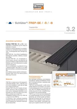Schlüter-TREP-SE /-S /-B | Produktdatablad 3.2